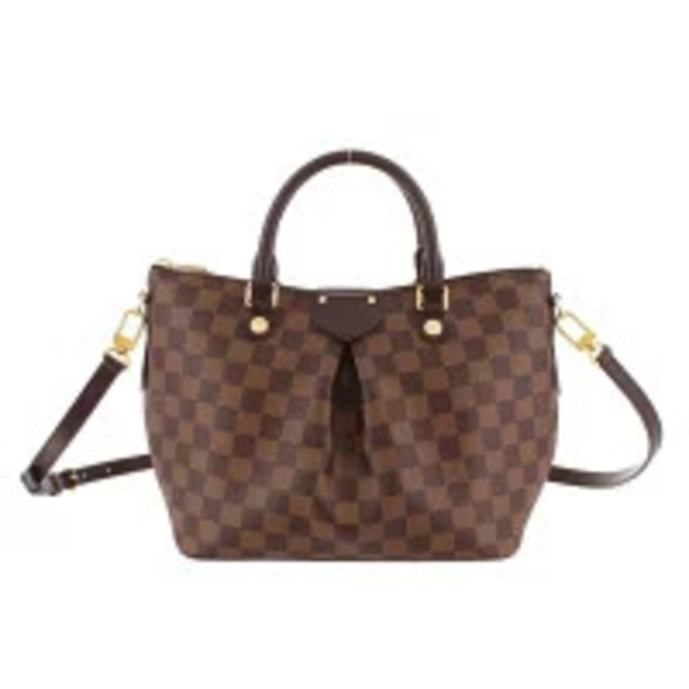 Louis Vuitton Damier Siena Shoulder Bag Brown